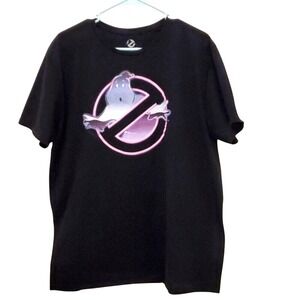 Ghostbusters Graphic T-Shirt Movie Logo Tee Short Sleeve Top